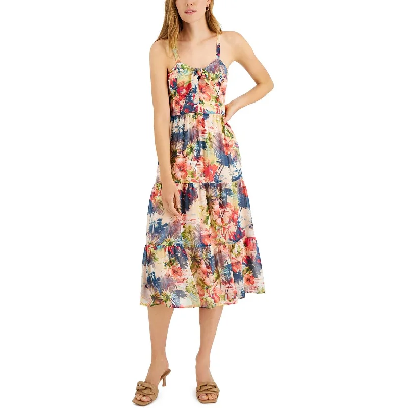 Single item design INC Womens Printed Calf Midi Dress