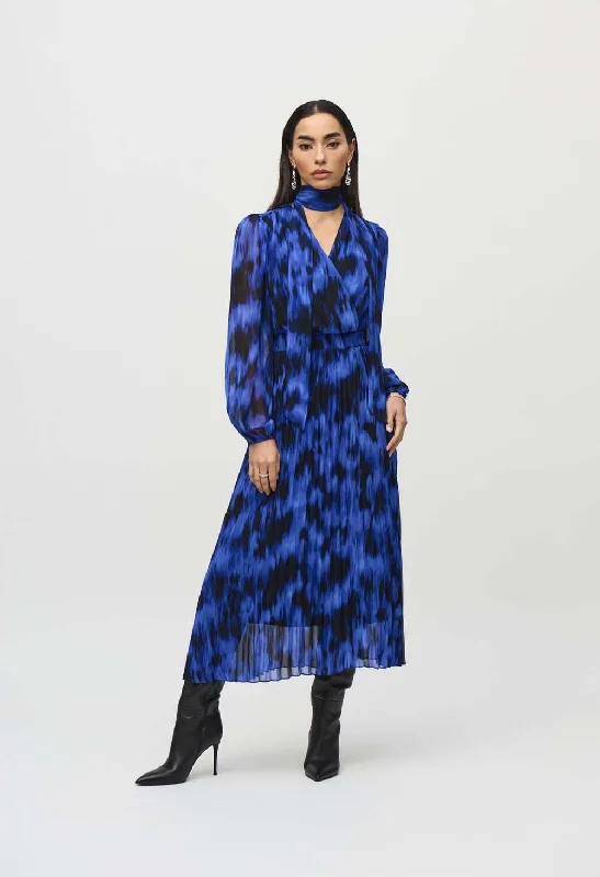 Classic Series Maxi A-line Belted Dress