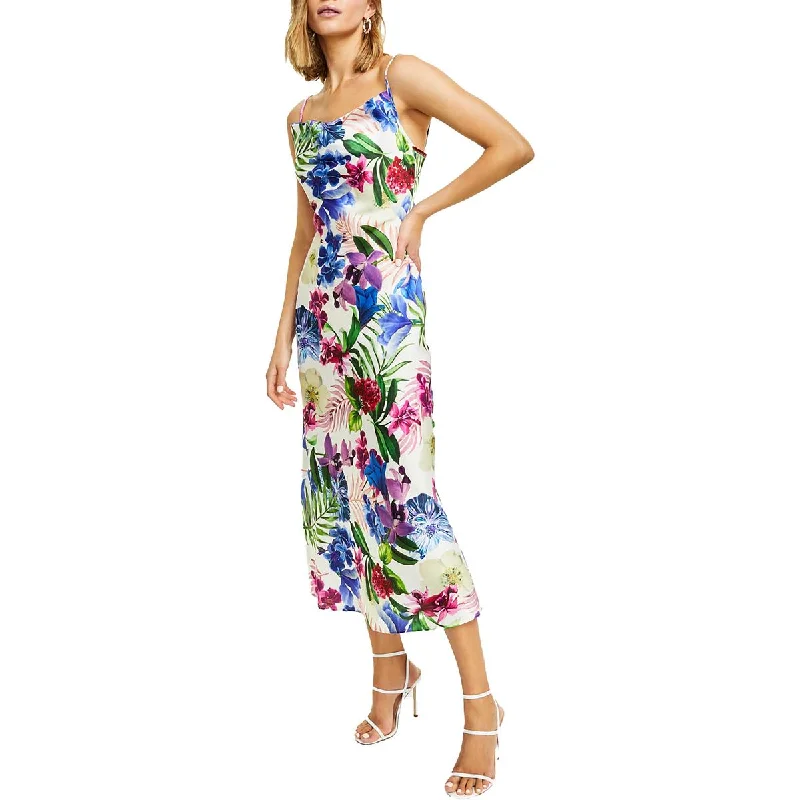 Elegant And Elegant Guess Womens Polka Dot Midi Dress