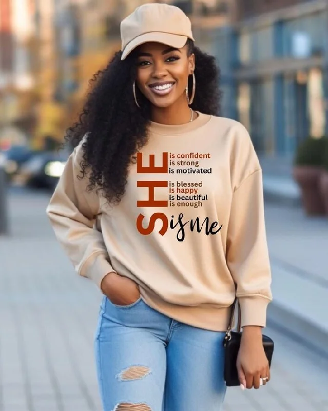 Classic Retro She Is Me Women Sweatshirt