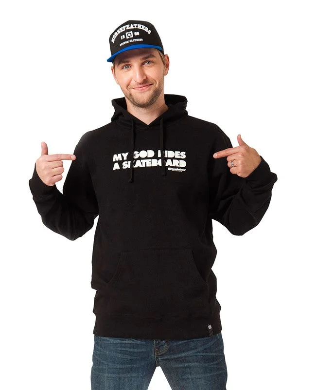 Classic Series Horsefeathers MY GOD RIDES A SKATEBOARD HOODIE