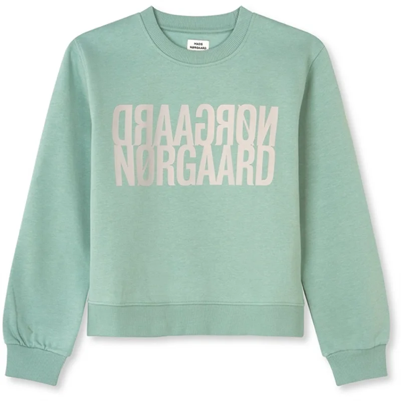 High-end Design Mads Nørgaard Organic Sweat Talinka Sweatshirt Jadeite