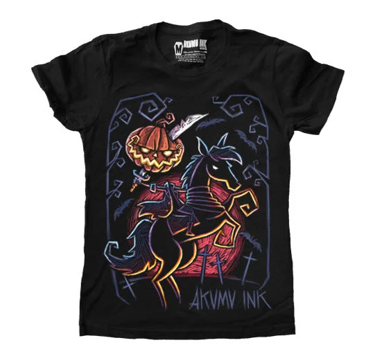 Minimal Style Headless Horseman Women Tshirt