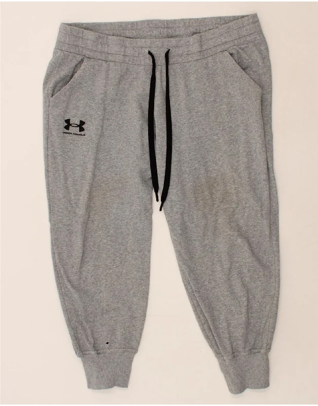 Dessert Matching UNDER ARMOUR Womens Tracksuit Trousers Joggers UK 18 XL Grey