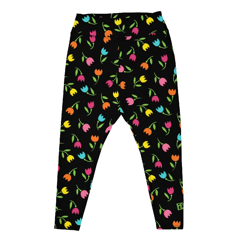 Body Design Tulips Plus Size Leggings