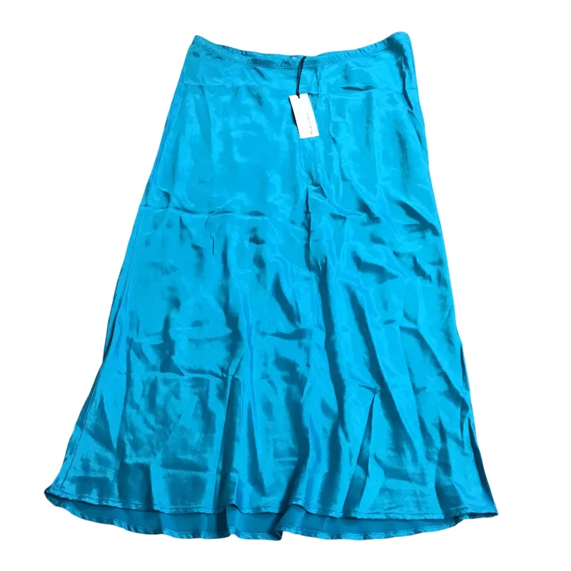 Elegant Style Skirt Midi By Michael Stars In Blue, Size: L