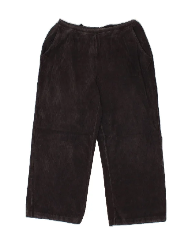 Double-sided Wear L.L.BEAN Womens Capri Tracksuit Trousers W30 L23 Navy Blue Cotton