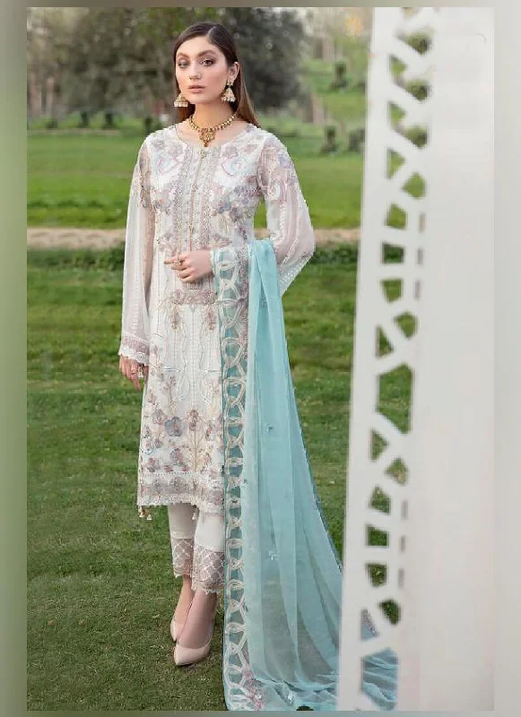 Ultra-lightweight Impressive Off-White Color With Georgette Base Anarkali Suit