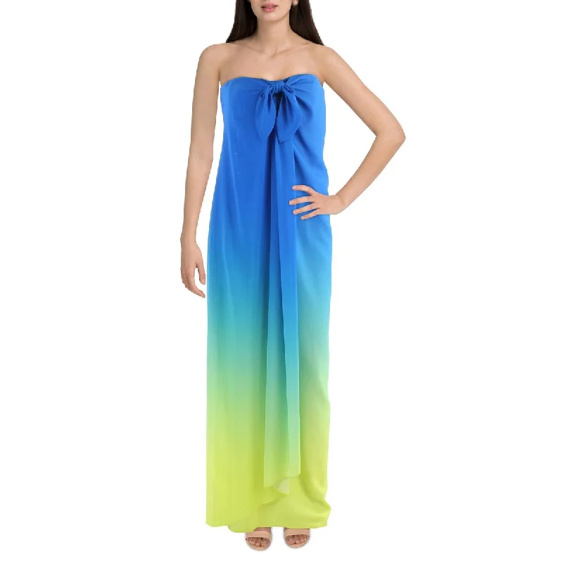 High-waisted pants style Lauren Ralph Lauren Womens Sleeveless Long Maxi Dress