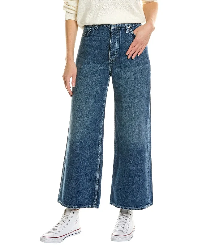 Classic Series rag & bone Andi Corso High-Rise Wide Leg Jean