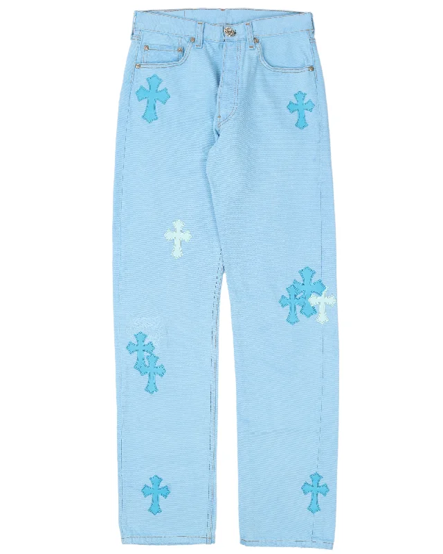 Knowledge And Elegance Drake Levi's Cross Patch Denim