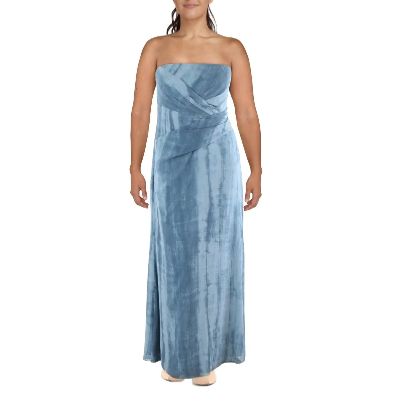 Elegant Style Lauren Ralph Lauren Womens Tie Dye Long Maxi Dress