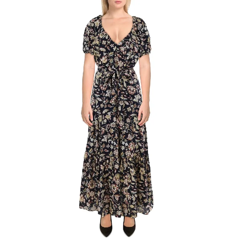 Elegant Style Lauren Ralph Lauren Womens Cotton Maxi Maxi Dress