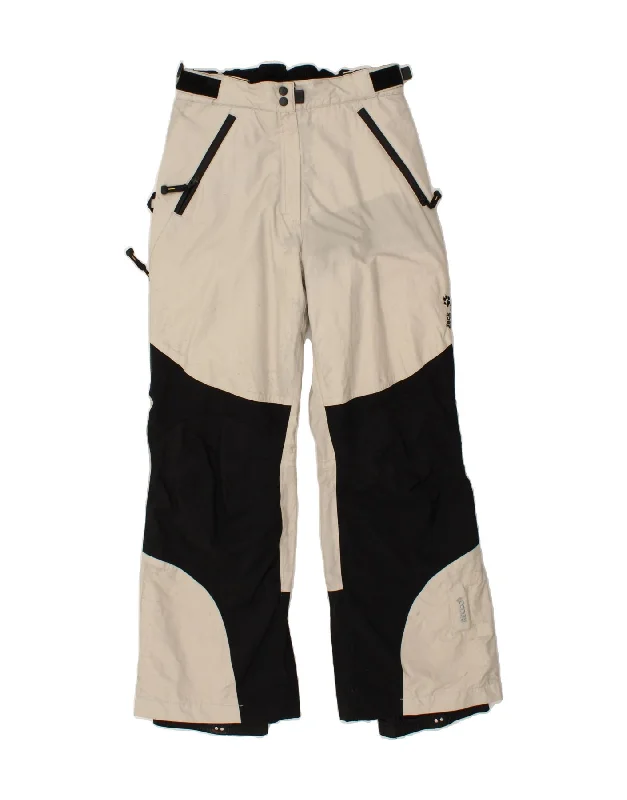 Knowledge And Elegance JACK WOLFSKIN Womens Ski Trousers EU 38 Medium W28 L29 Beige Colourblock Knowledge And Elegance JACK WOLFSKIN Womens Ski Trousers EU 38 Medium W28 L29 Beige Colourblock