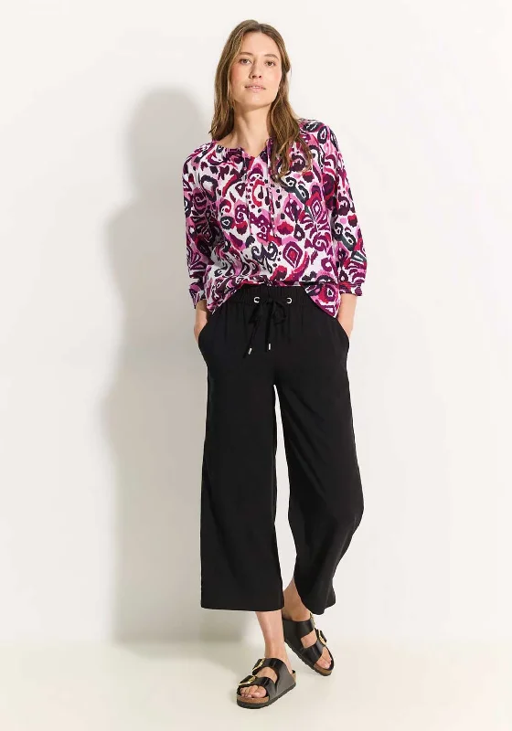 Lazy Style Cecil Printed Tunic Blouse, Bloomy Pink