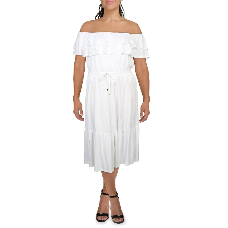 Dessert Matching Lauren Ralph Lauren Womens Linen Maxi Dress