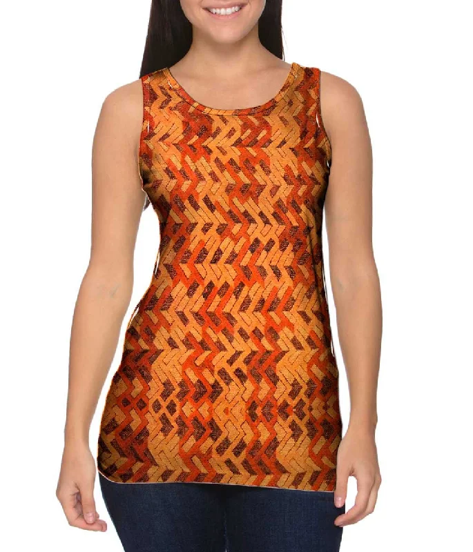 Street Charm African Tribal Kuba Cloth Boomerang