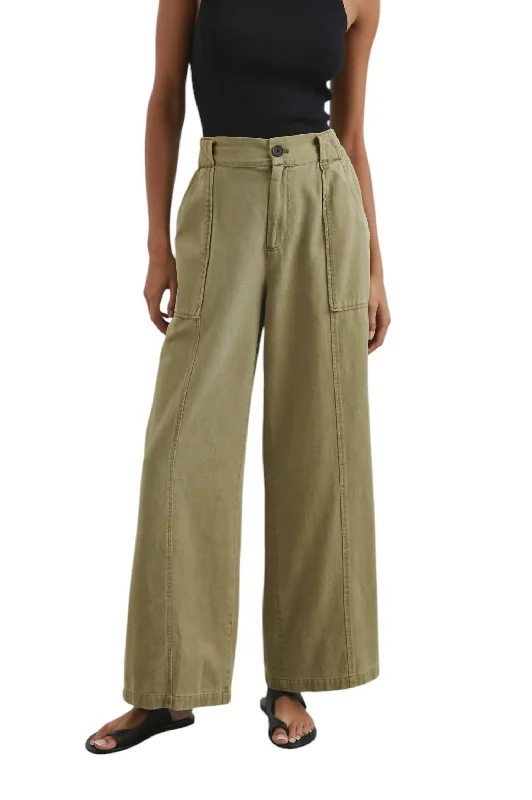 Stretch Design Greer Pants In Canteen
