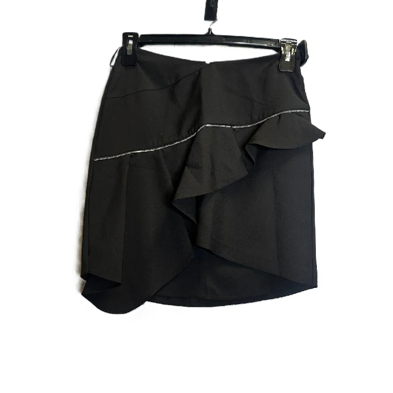 Diamond Series Skirt Mini & Short By Chelsea and Walker In Black, Size: 2