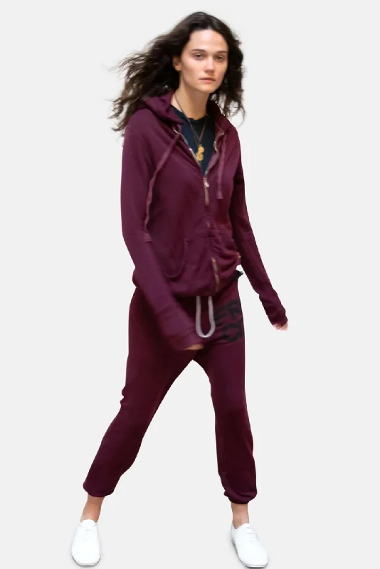 Knowledge And Elegance SUPERFLUFF LUX Zip Hoodie Deep Love