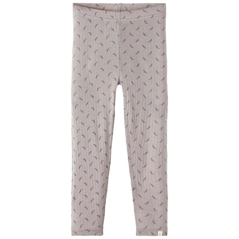 Unique Design Lil'Atelier Wet Weather Fargo Slim Wool Leggings