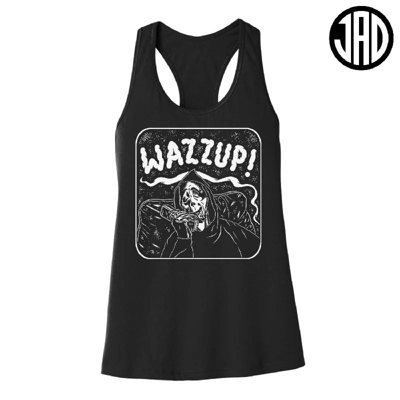 Denim Design Wazzup - Women's Racerback Tank