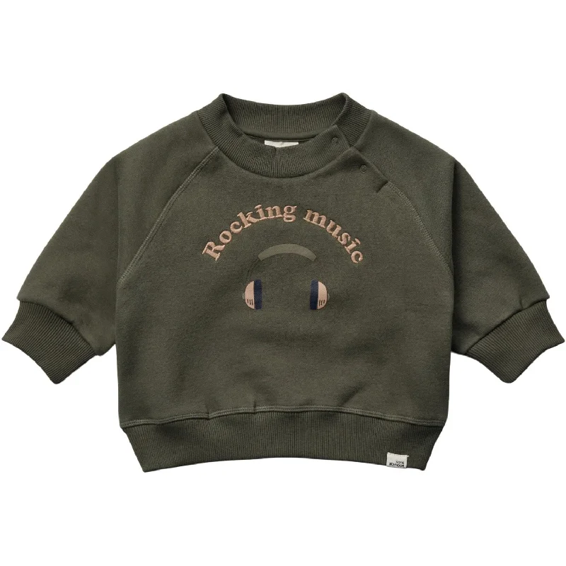Elegant And Elegant Sofie Schnoor Forest Green Sweatshirt