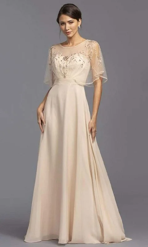 New Products Aspeed Design - M2276 Modest Feminine Soft A-Line Dress