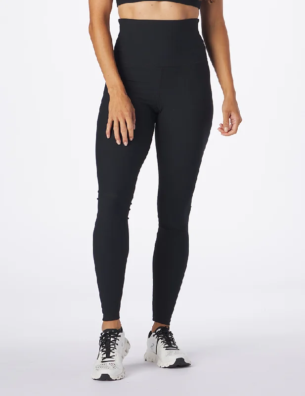 Cool Breeze At Night Extra High Waist Power Legging: Black