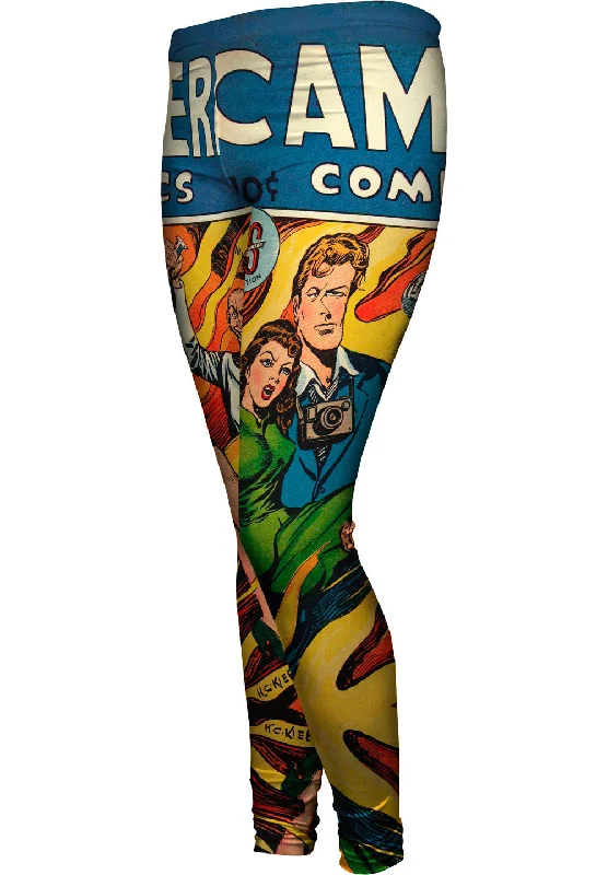 Sports Cool Camera Comic Retro