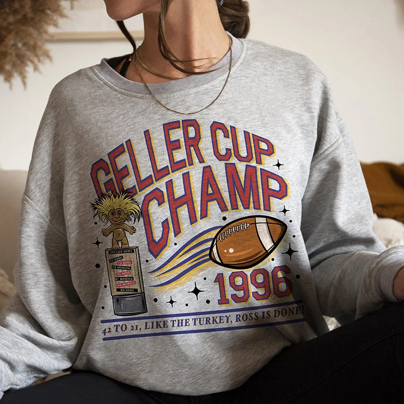 Moisture wicking Geller Cup Champ Crewneck Sweatshirt