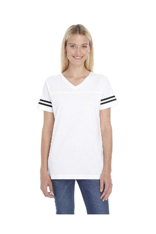 Eye-catching Personality LAT 3537: Ladies' Football Fine Jersey T-Shirt
