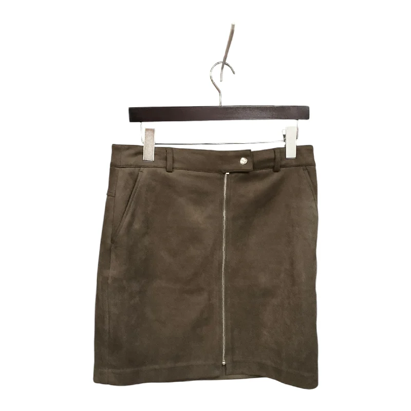 Embroidered Letters Skirt Mini & Short By Apt 9 In Green, Size: S