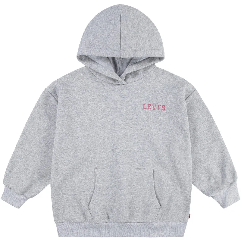 High-end Fabrics Levi's GREY Collegiate Pullover Hoodie