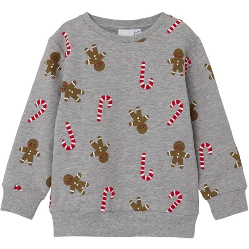 Body Design Name it Grey Melange Richrist Sweatshirt