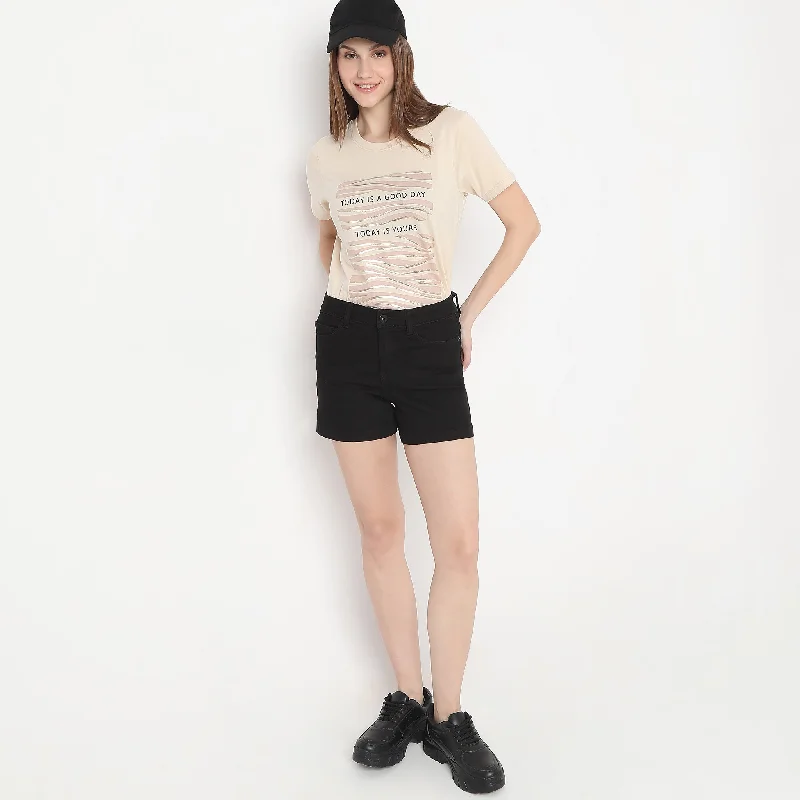 Simple Style Solid Round Neck T-Shirt