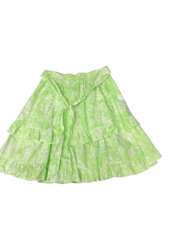 Innovative Design Skirt Mini & Short By Clothes Mentor In Green, Size: Xs