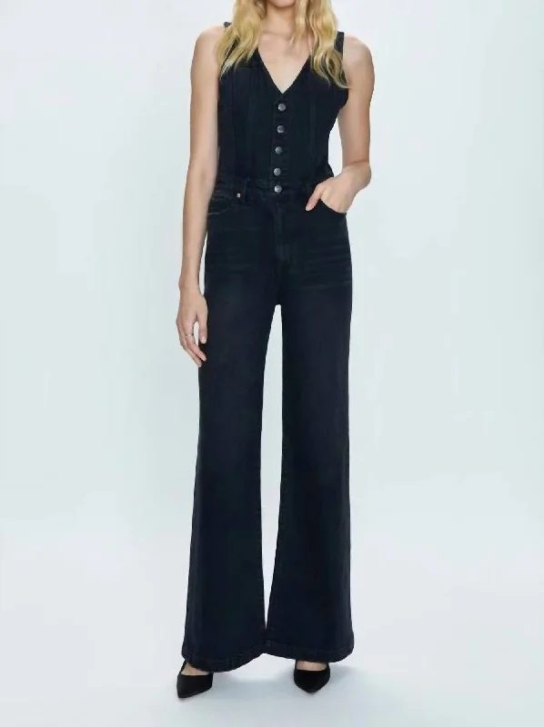 Noble Temperament Aria Jumpsuit In Mulholland