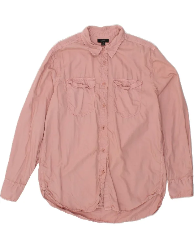 Wandering freely J. CREW Womens Shirt UK 14 Medium Pink Cotton