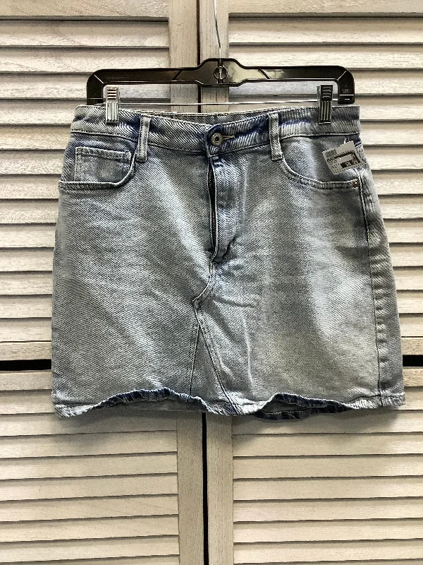Simple Style Skirt Midi By Arizona In Blue Denim, Size: 11