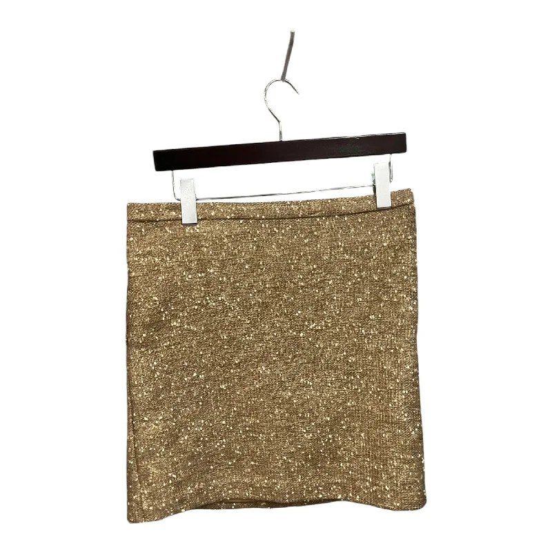 Light And Breathable Skirt Mini & Short By Apt 9 In Gold, Size: S