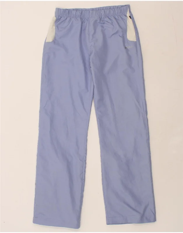 Carefree ASICS Womens Tracksuit Trousers UK 14 Medium  Purple Colourblock Polyester