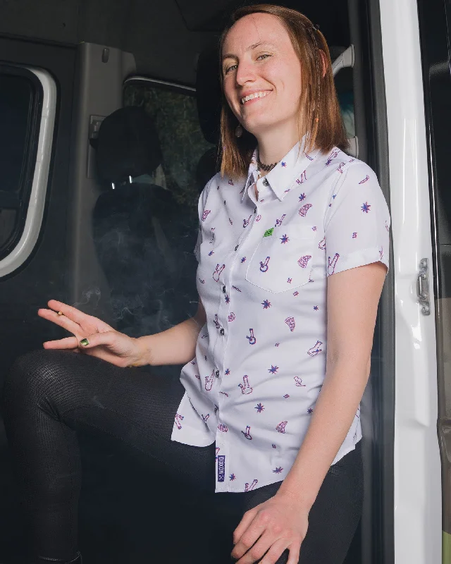 Sweet breath Women's Doodles Party Shirt