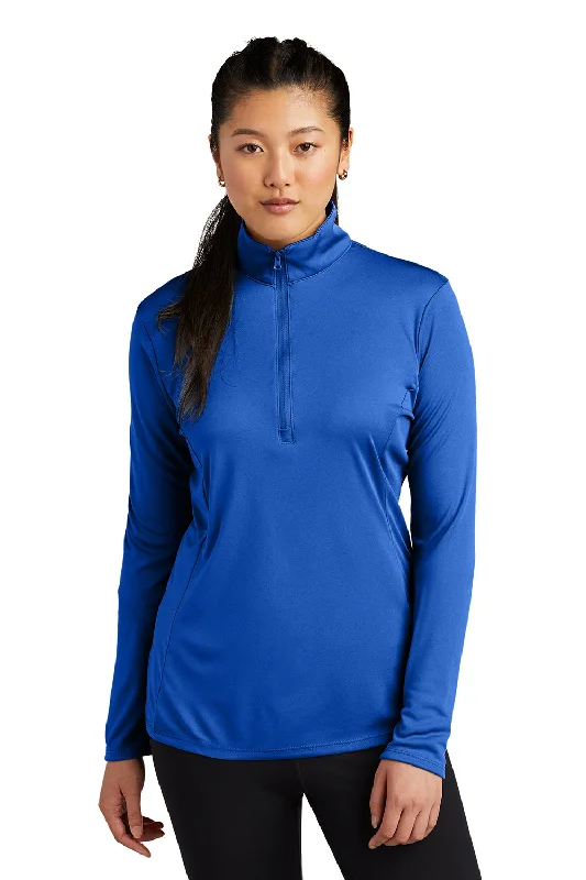 Fresh And Simple Sport-Tek Womens Competitor Moisture Wicking 1/4 Zip Sweatshirt - Royal Blue