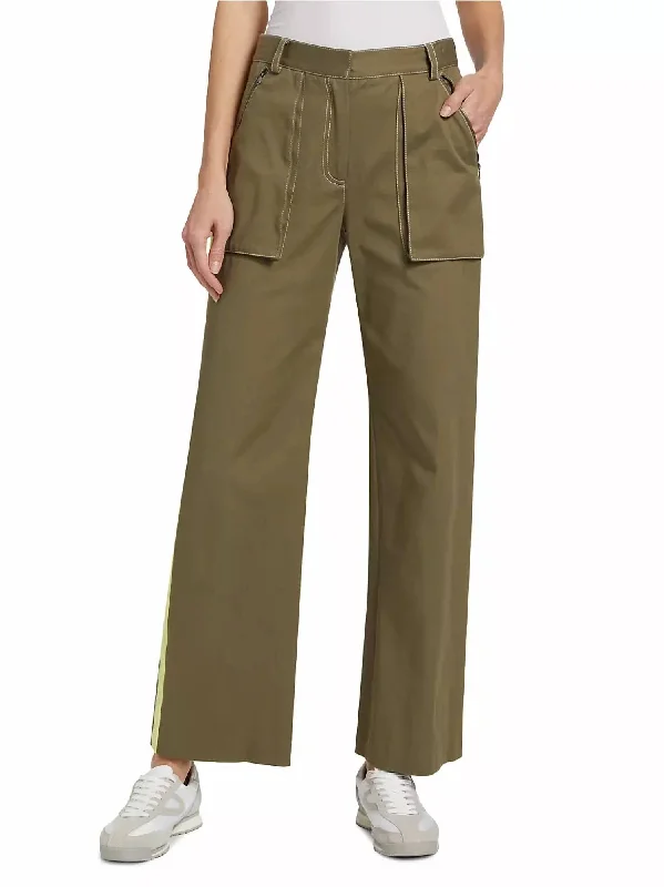 Dessert Matching Isa Cargo Pants In Dark Olive