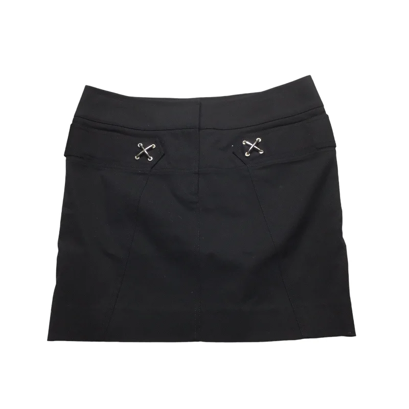 Elegant Style Skirt Mini & Short By Etcetra In Black, Size: 8
