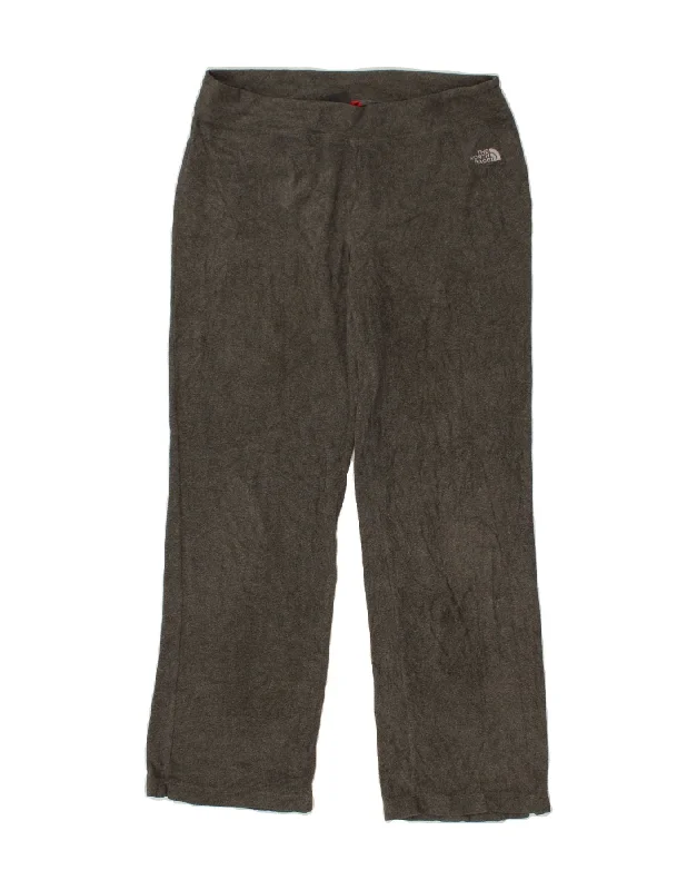 Simple Style THE NORTH FACE Womens Tracksuit Trousers UK 14 Medium Grey Polyester