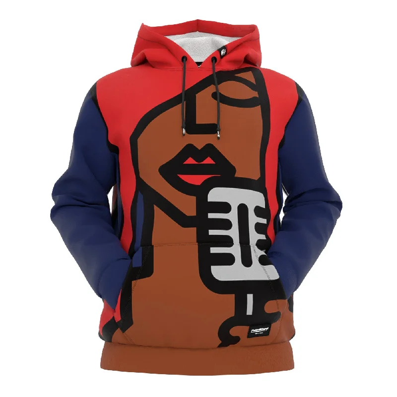 Celebrity Style Cantante di Jazz Hoodie