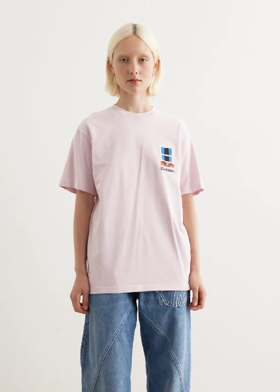 Dessert Matching Window Embroidery T-Shirt