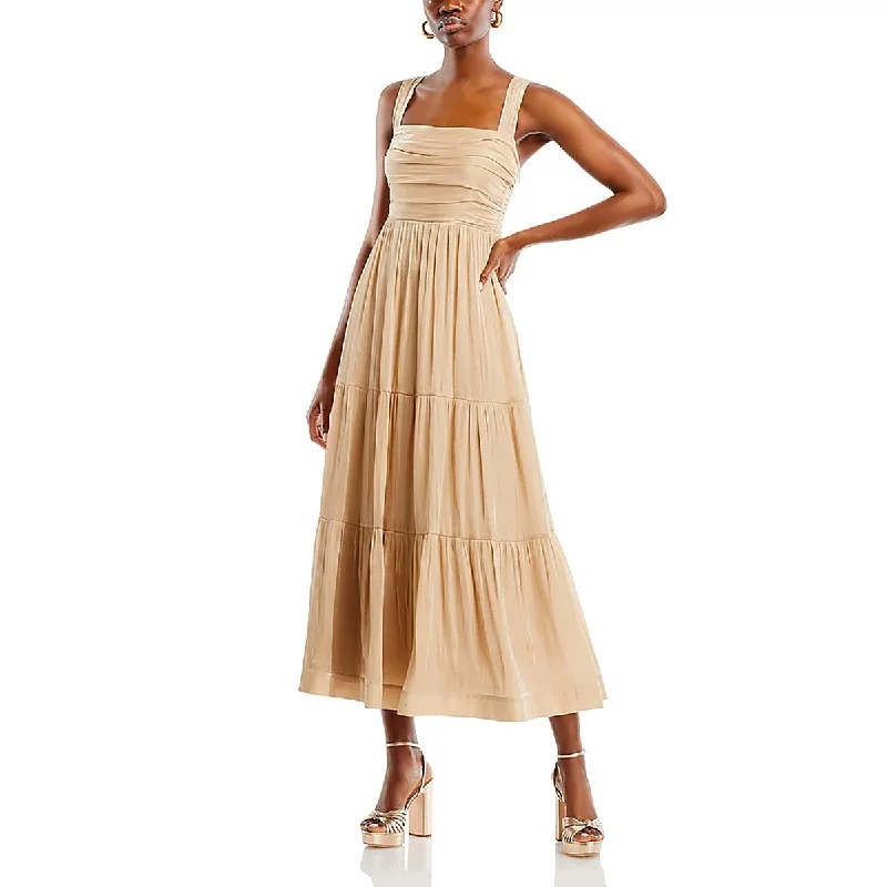 Loose Fit Kobi Halperin Womens Glitter Long Maxi Dress